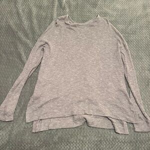 Waffled Gray Long Sleeve